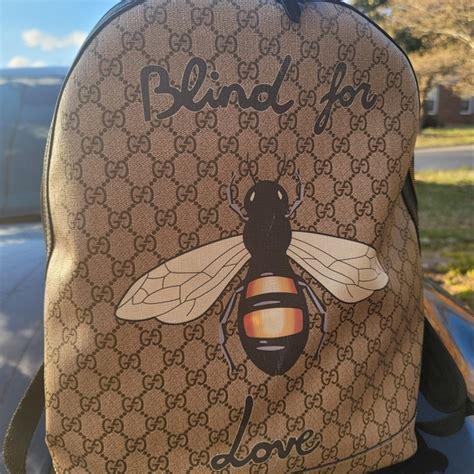 gucci blind for love backpack.